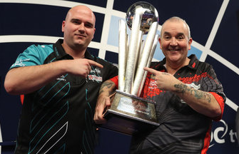Rob Cross and Phil Taylor